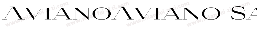 AvianoAviano Sans字体转换